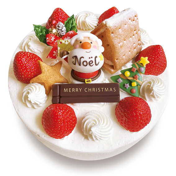 2025★クリスマス★苺の生クリームデコレーション